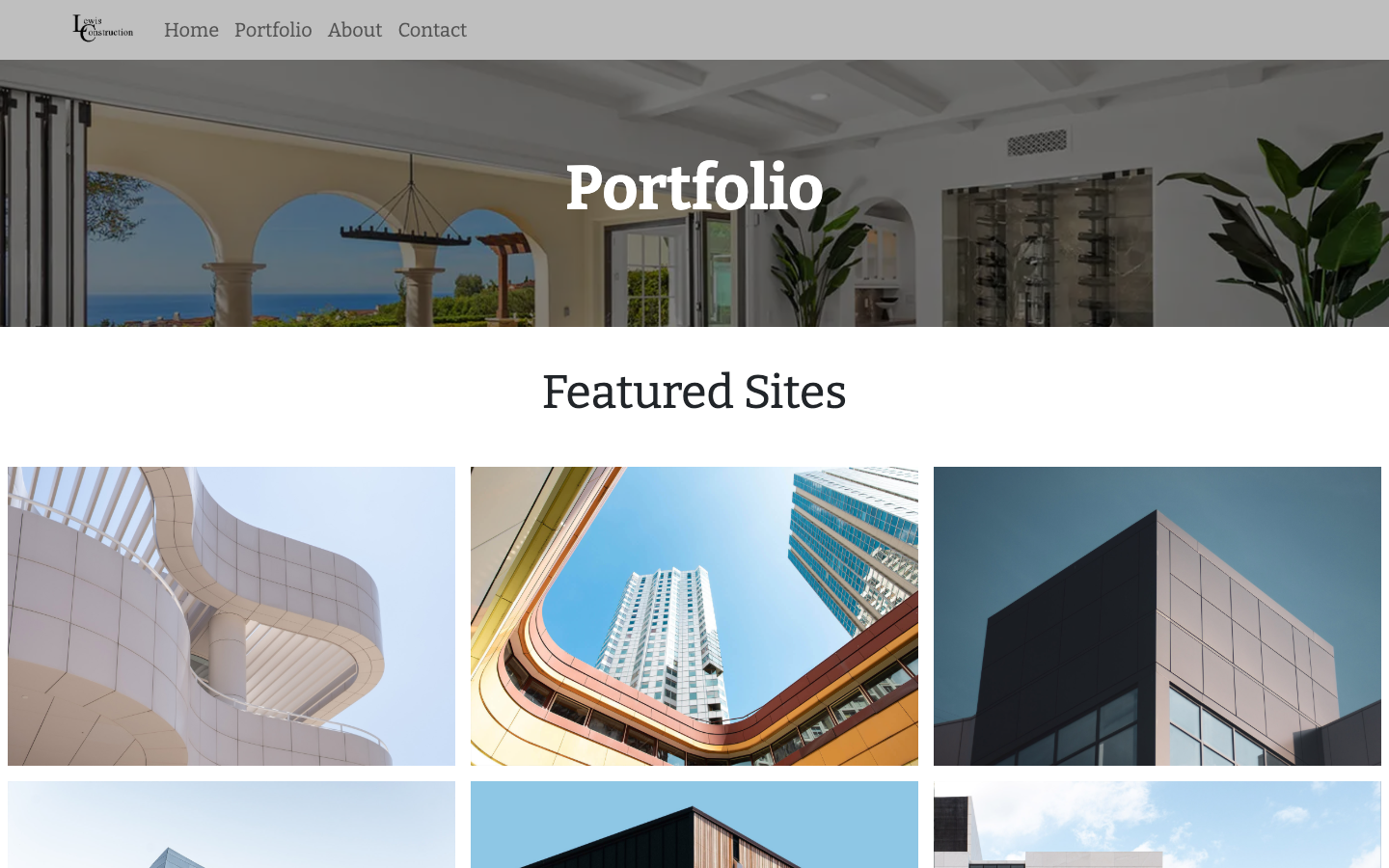 Lewis Construction — website by NTechStorm
